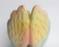 "Celestial Body" (view 3), 2026, glazed ceramic, 9 1/2 x 9 x 6"