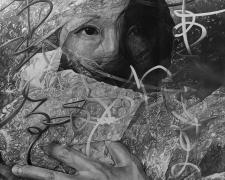 形あるものいつかこわれる_Anything that takes a form will break sooner or later (45-2) "形あるものいつかこわれる_Anything that takes a form will break sooner or later (45-2)", 2024, graphite on paper, 85 x 60"