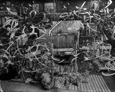 形あるものいつかこわれる_Anything that takes a form will break sooner or later (Artist's ghost) "形あるものいつかこわれる_Anything that takes a form will break sooner or later (Artist's ghost)", 2023, graphite on paper, 55 x 83"