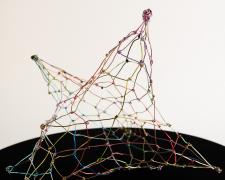 "Range", 2025, wire, 15 x 15 x 9"