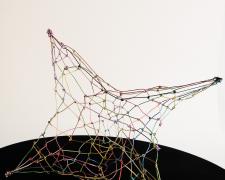 "Range", 2025, wire, 15 x 15 x 9" (alternate view)