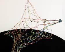 "Range", 2025, wire, 15 x 15 x 9" (alternate view)