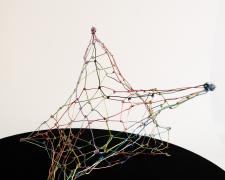 "Range", 2025, wire, 15 x 15 x 9" (alternate view)