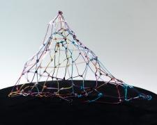 "Summit", 2025, wire, 12 x 12 x 9"