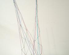 "Twine", 2025, wire, 16 x 16 x 30"