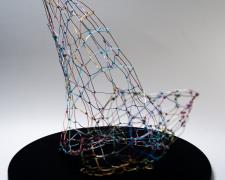 "Untitled", 2025, wire, 12 x 16 x 12"