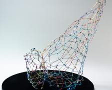 "Untitled", 2025, wire, 12 x 16 x 12"