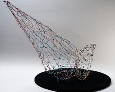 "Untitled", 2025, wire, 12 x 16 x 12"