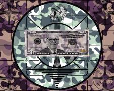 "Rupert Murdoch, from Political Currency Series", 2026, pigment print on Hahnemuhle German etching paper, 20 x 26 3/4", ed. 1 of 3