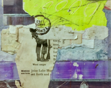 "missions and forts", mixed media, i.s. 7 x 5"