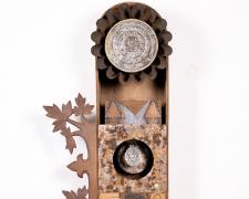 John Mark Sager, "Eye of an Artist", 2022, assemblage, 24 x 10 x 5"