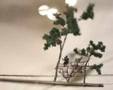 "Souls of Black Folks" (Detail of Green Space | View 6), 2022, mixed media installation | Green Spaces: 5 x 3" each (variable heights)