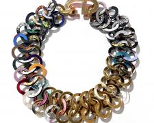 Tarina Frank, "Rewoven Paper", recycled paper, acrylic