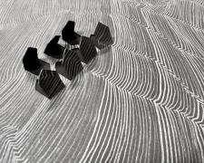 "Topographies of a Place to Know: Neighborhood" (detail), 2024, oil-based markers, hand-cut Bristol paper, 20 1/2 x 26 1/2"