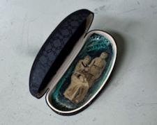 Vlad Krasnoshchok, Negatives are stored Series: inCased, 2014, mixed media collage, 2 3/4 x 6 1/2 x 1 1/2"