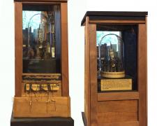 Ward Sanders, "Endgame", 2022, assemblage, 20 x 10 1/2 x 8"