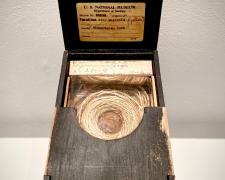 Ward Sanders, "Relic", 2022, assemblage, 7 1/2 x 5 x 9 1/2"