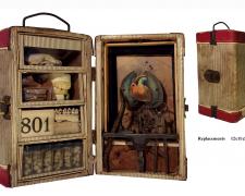 Ward Sanders, "Replacements", 2022, assemblage, 11 x 12 x 5"