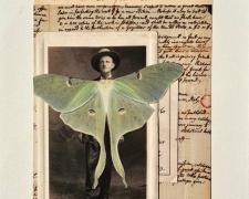 "Remember Me: Letters to Delia From Friends Long Dead", assemblage: box with 33 letters, 11 1/2 x 8 1/4 x 2 1/4" (2nd Letter)