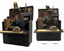 Ward Sanders, "Boneyard", 2022, assemblage, 15 x 14 x 15"