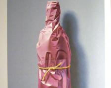 Wrapped Pink Bottle, c. 1998, lithograph, 24 1/2 x 18", ed. 222/360