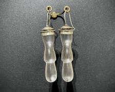 Sandie Zilker, "Earring #6", 2025, sterling, acrylic