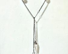 Sandie Zilker, "Lariat", 2025, sterling, acrylic