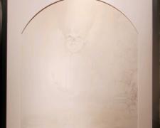 Agnus Dei: Van Eyck Floor, 2001, graphite, i.s. 36 x 32”/f.s. 47 1/2 x 43 1/2"