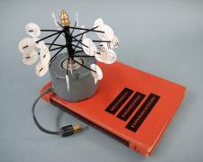 Applied Mechanical Engineering Experimentation, 2014 mixed media 10 1/2 x 7 1/2 x 8"