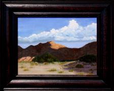 Cloud Shadows Gliding Silently Over the Landscape, 2013, acrylic on canvas panel, f.s. 13 1/2 x 16 1/2" / i.s. 9 x 12"