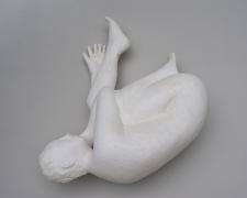 Release Series: Unwind III, 2011, plaster, mixed media, 27 x 27 3/4 x 11 1/4"