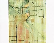 "Untitled 85", mixed media on paper, i.s. 13 1/2 x 10 1/2" / f.s. 21 x 17"