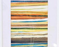 "Untitled 87", mixed media on paper, i.s. 13 1/2 x 10 1/2" / f.s. 21 x 17"