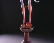 Danza, 2003, cast, blown, 36 x 14 x 9"