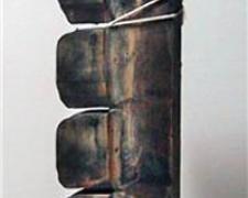 Cullman, 2010, mixed media sculpture, 16 1/2 x 5 1/2 x 3 1/2"