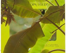 "Field Ops", 2011, mixed media on vintage album cover, i.s. 12 1/2 x 12 1/2" / f.s. 18 x 18"