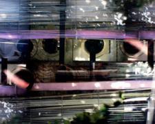 Westwood Washateria 2004 C-prints and acrylic on panel 40 x 90"
