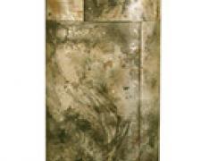 Double 2002 Oxidation-fired terra cotta and steel 80 x 26 x 18"