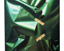 The Structure and Spectrum of Green, 2011, oil on canvas, 21 x 17"