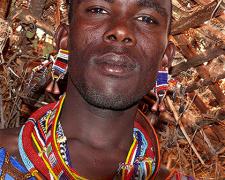 Massai Warrior #2, 2009, archival inkjet print, 12 x 15"