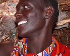 Massai Warrior #5, 2009, archival inkjet print, 12 x 15"