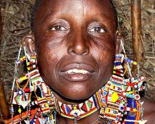 Massai Woman #1, 2009, archival inkjet print, 12 x 15"