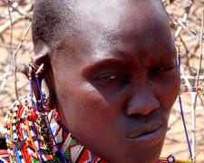 Massai Woman #2, 2009, archival inkjet print, 12 x 15"
