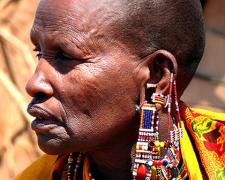 Massai Woman #4, 2009, archival inkjet print, 12 x 15"