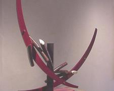 Mine Games, 2000 painted steel, patinated copper tubes, silicon bronze 38 x 42 x 20"