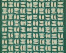 "Graph in Aqua", 2026, reductive woodcut, i.s. 9 3/4 x 8" / p.s. 12 x 9"