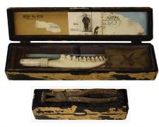Heirloom, 2013, assemblage, 2 x 10 x 2 1/2"