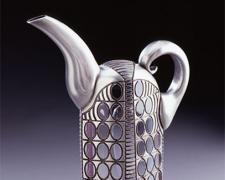 South Beach Silver, 2007, hot sculpted, sand blasted, etc., 12 1/2 x 10 x 2 1/2"