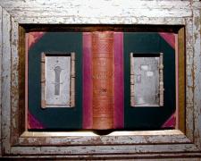 Door to Door, 2005, assemblage, 16 x 21 1/4 x 2"