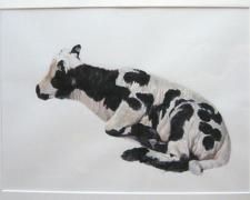 "Jacob's Lamb" (detail), 2008, acrylic on paper, i.s. 14 x 24" / f.s. 27 1/2 x 35 1/2"